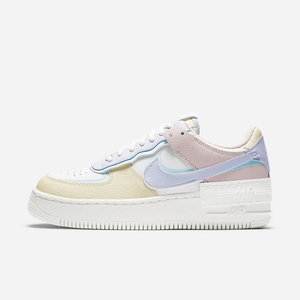 Basket Nike Air Force 1 Shadow Blanche 1057-342 Summit White/Glacier Blue/Fossil/Ghost Femme | RKO-33356991